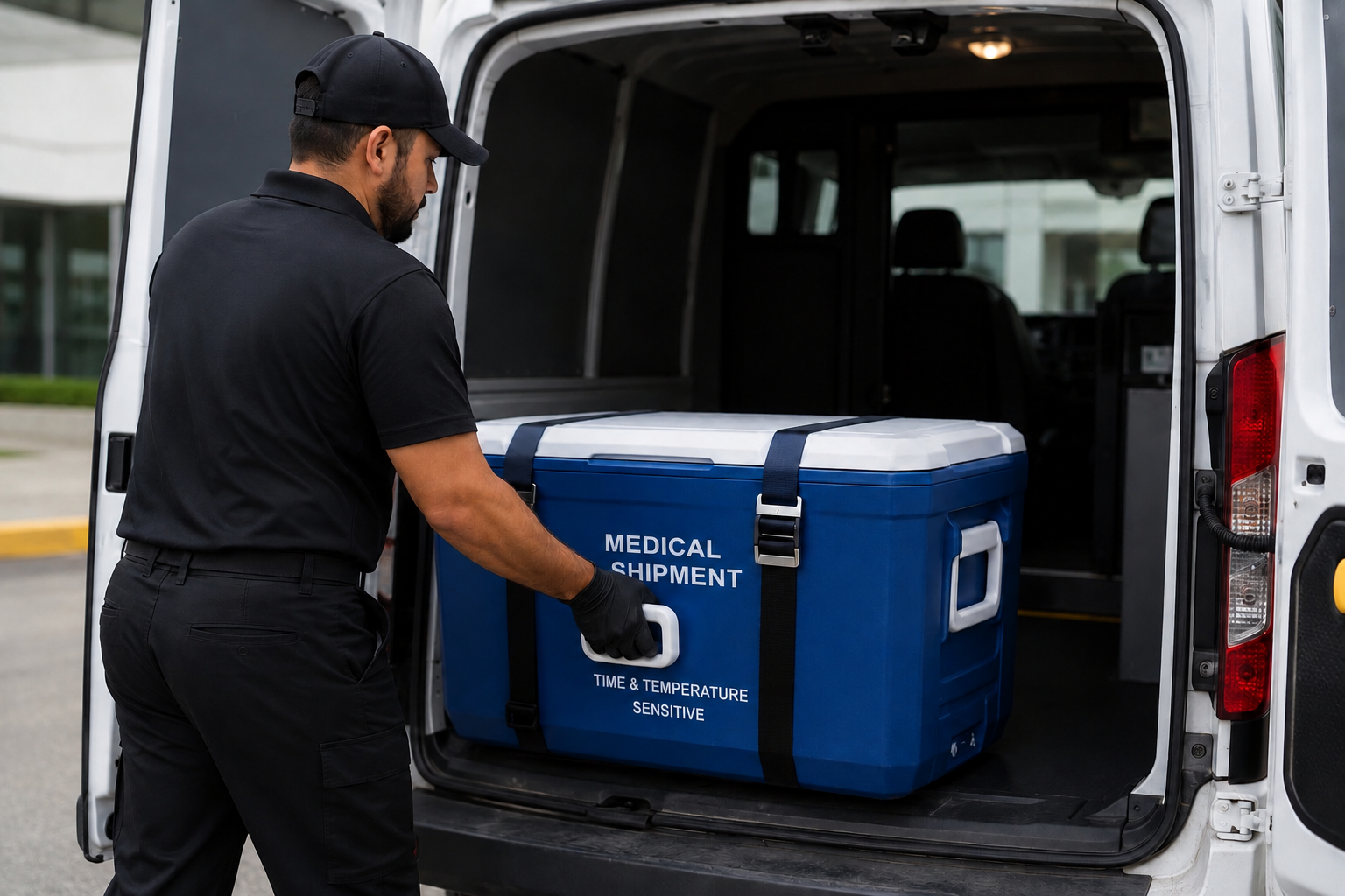 Laboratory logistics handling and specimen transport